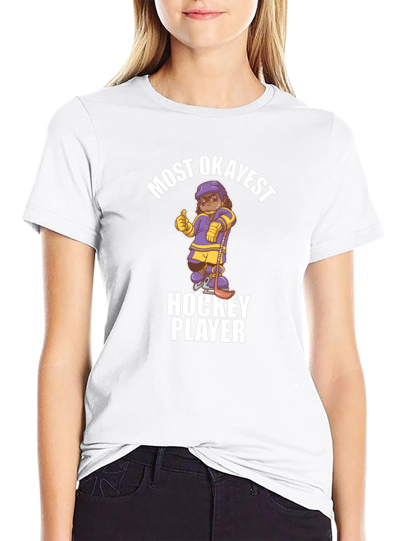 Most Okayest Hockey Player T-Shirt