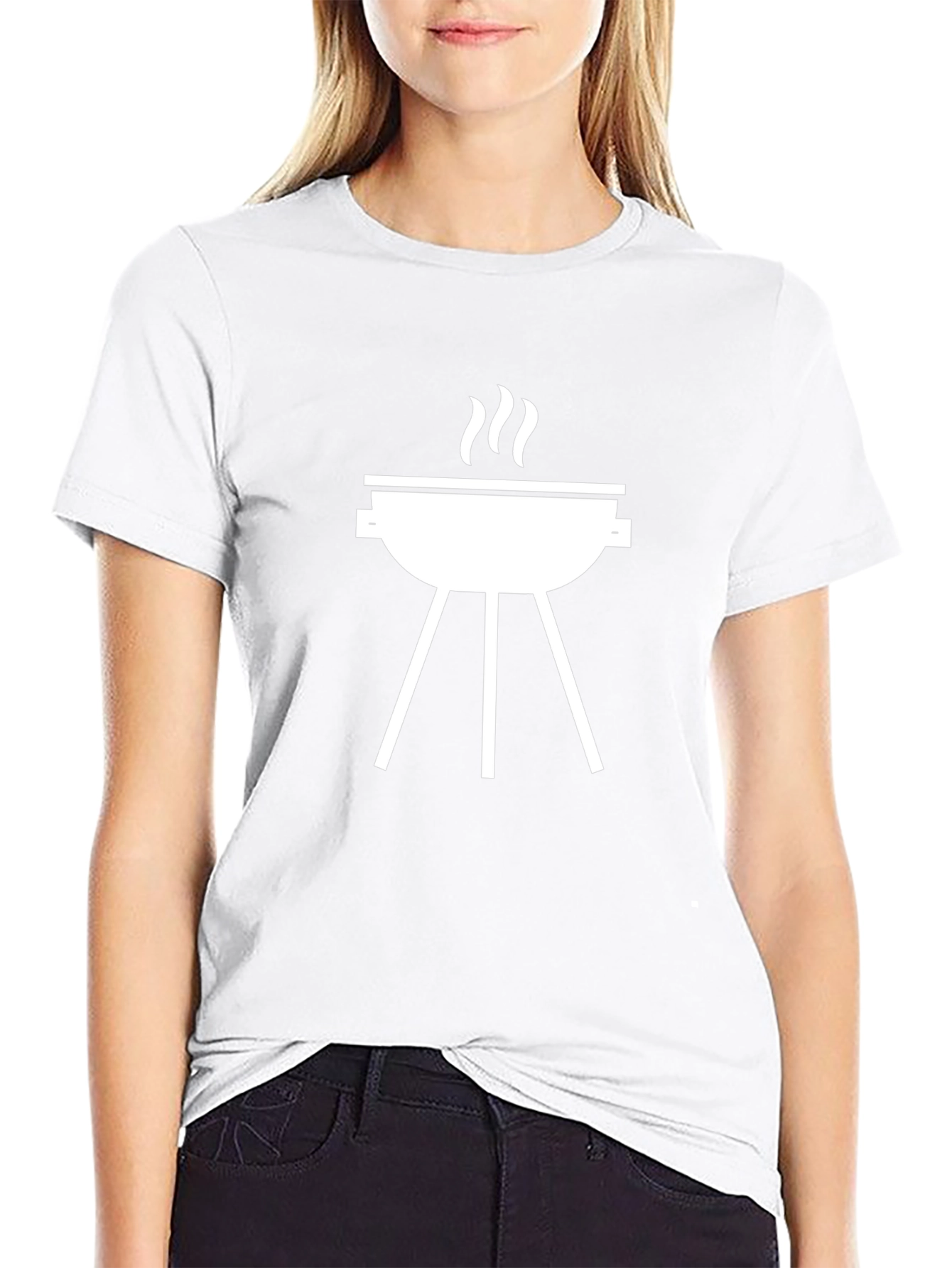BBQ Grill T-Shirt - Black Graphic Tee