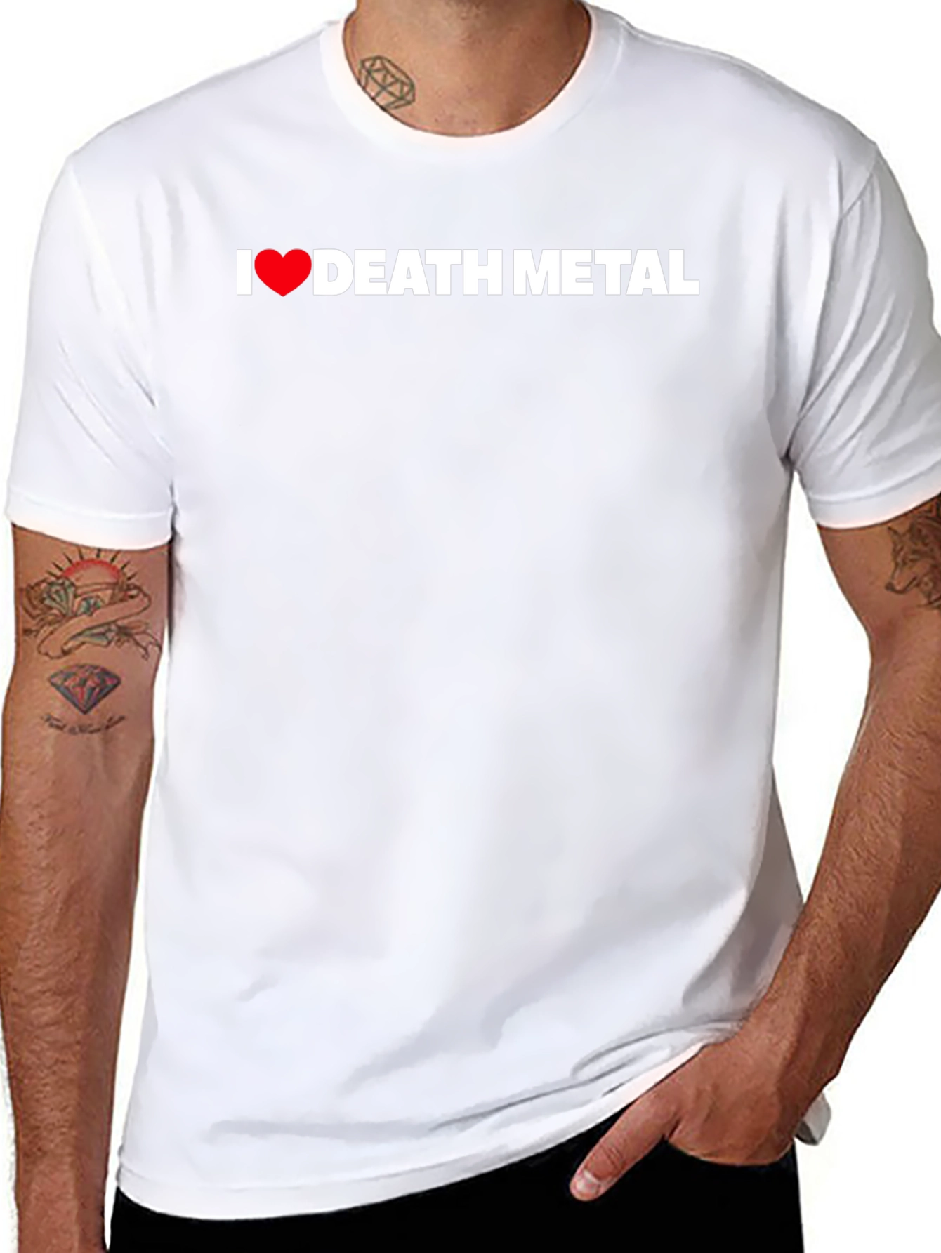I Heart Death Metal Black T-Shirt