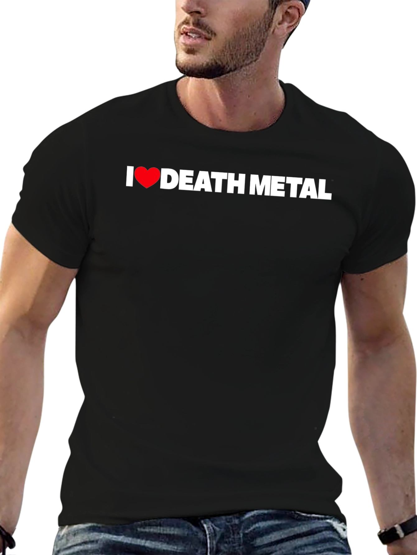I Heart Death Metal Black T-Shirt
