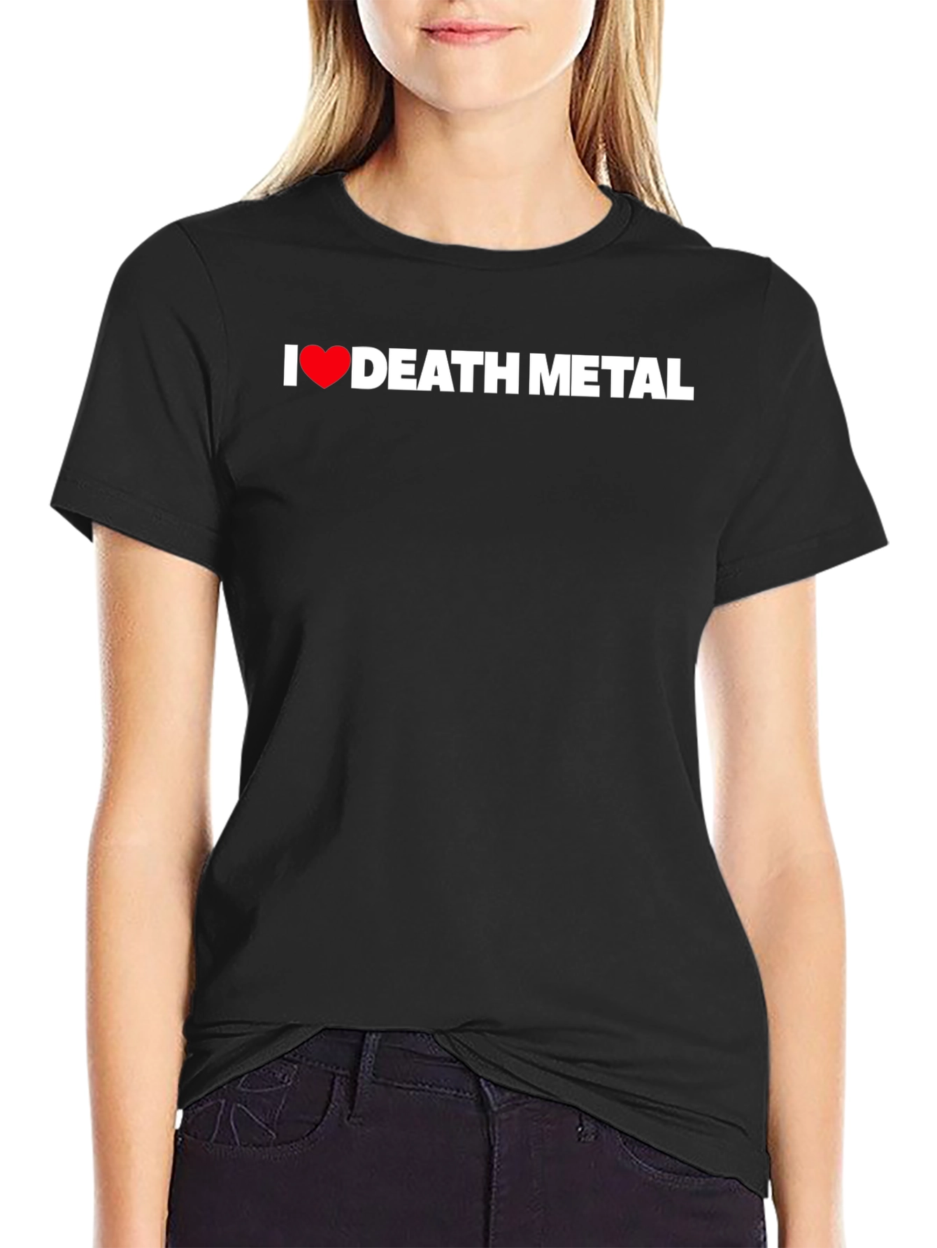 I Heart Death Metal Black T-Shirt