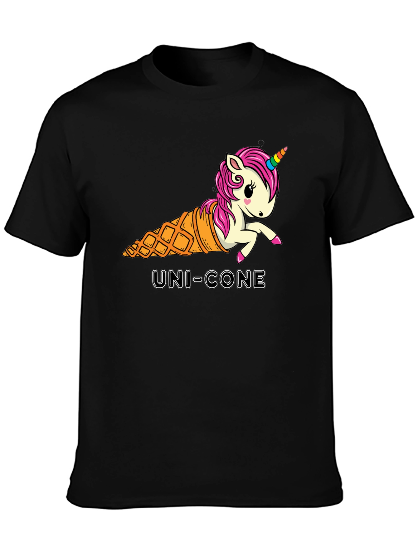Uni-Cone Graphic T-Shirt - Unique Unisex Tee