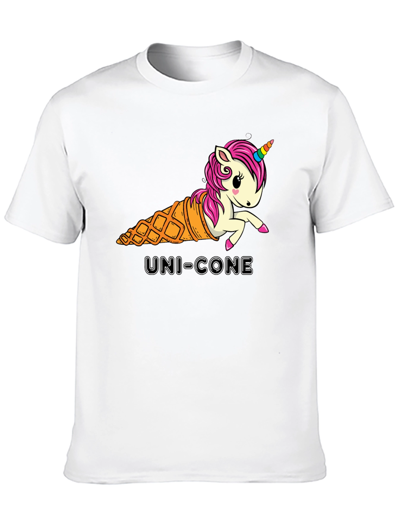 Uni-Cone Graphic T-Shirt - Unique Unisex Tee