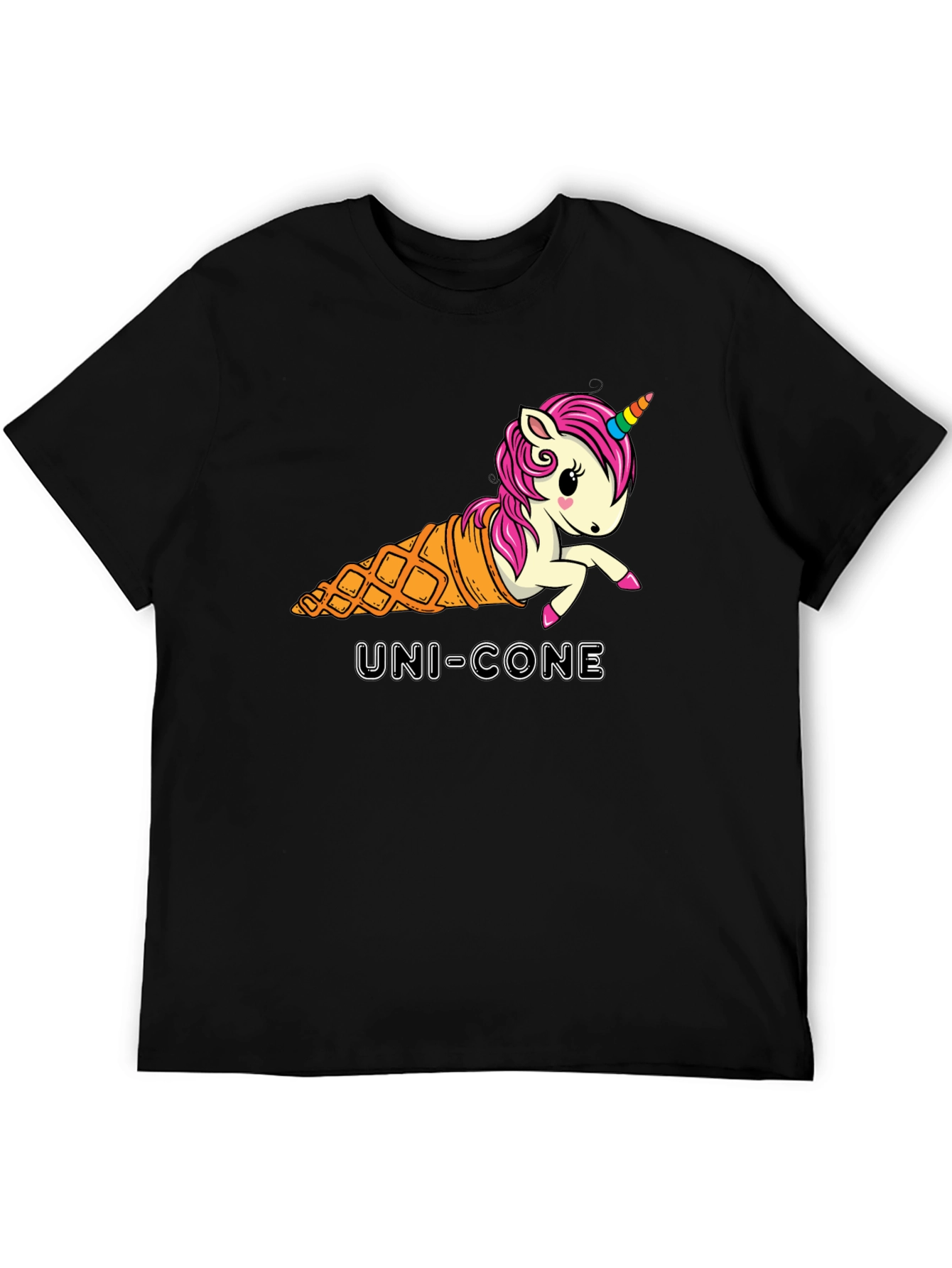 Uni-Cone Graphic T-Shirt - Unique Unisex Tee