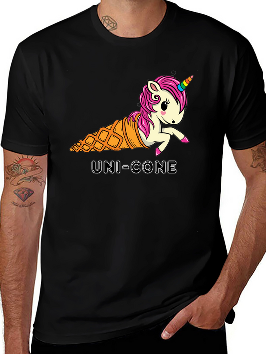 Uni-Cone Graphic T-Shirt - Unique Unisex Tee