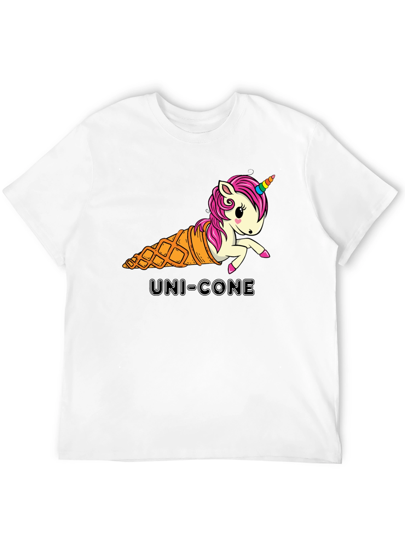 Uni-Cone Graphic T-Shirt - Unique Unisex Tee