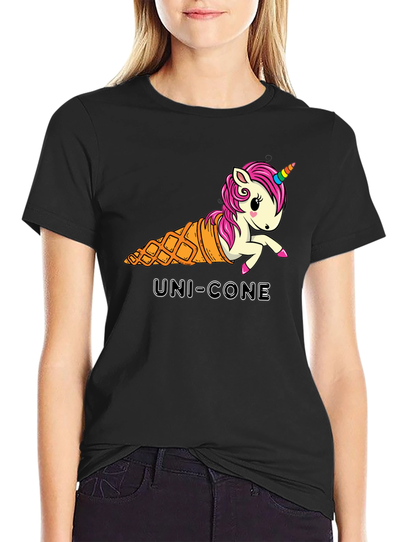 Uni-Cone Graphic T-Shirt - Unique Unisex Tee
