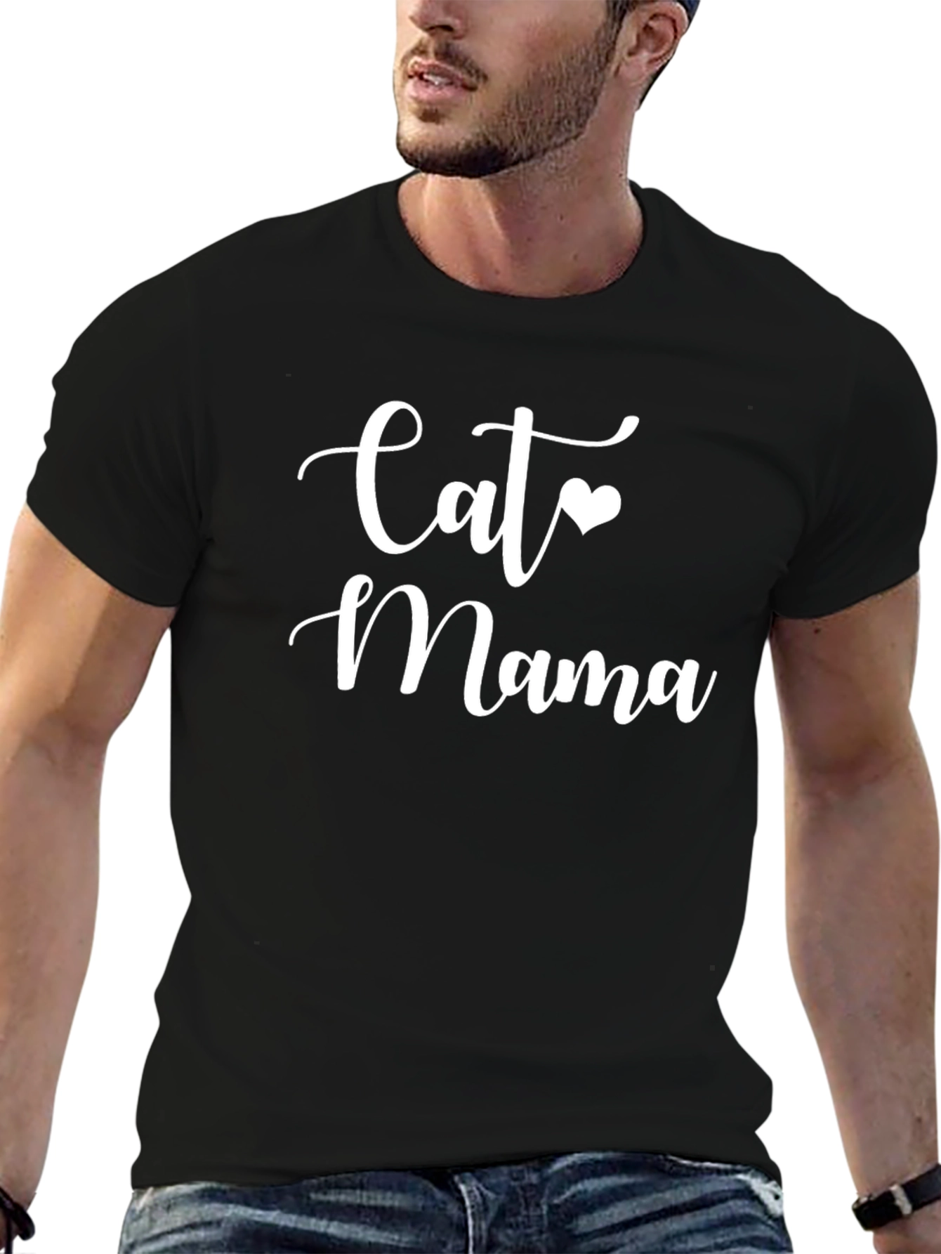Cat Mama Graphic T-Shirt - Cute Cat Lover Tee