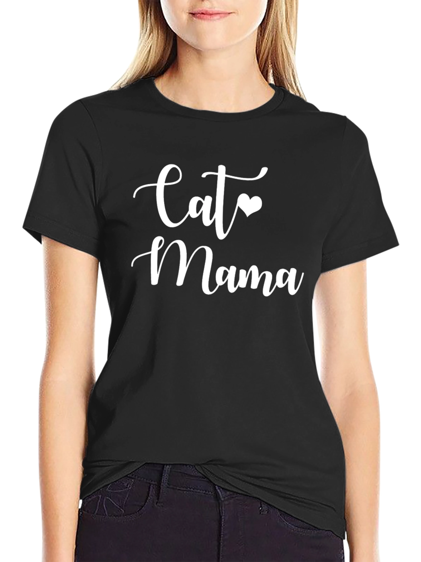 Cat Mama Graphic T-Shirt - Cute Cat Lover Tee