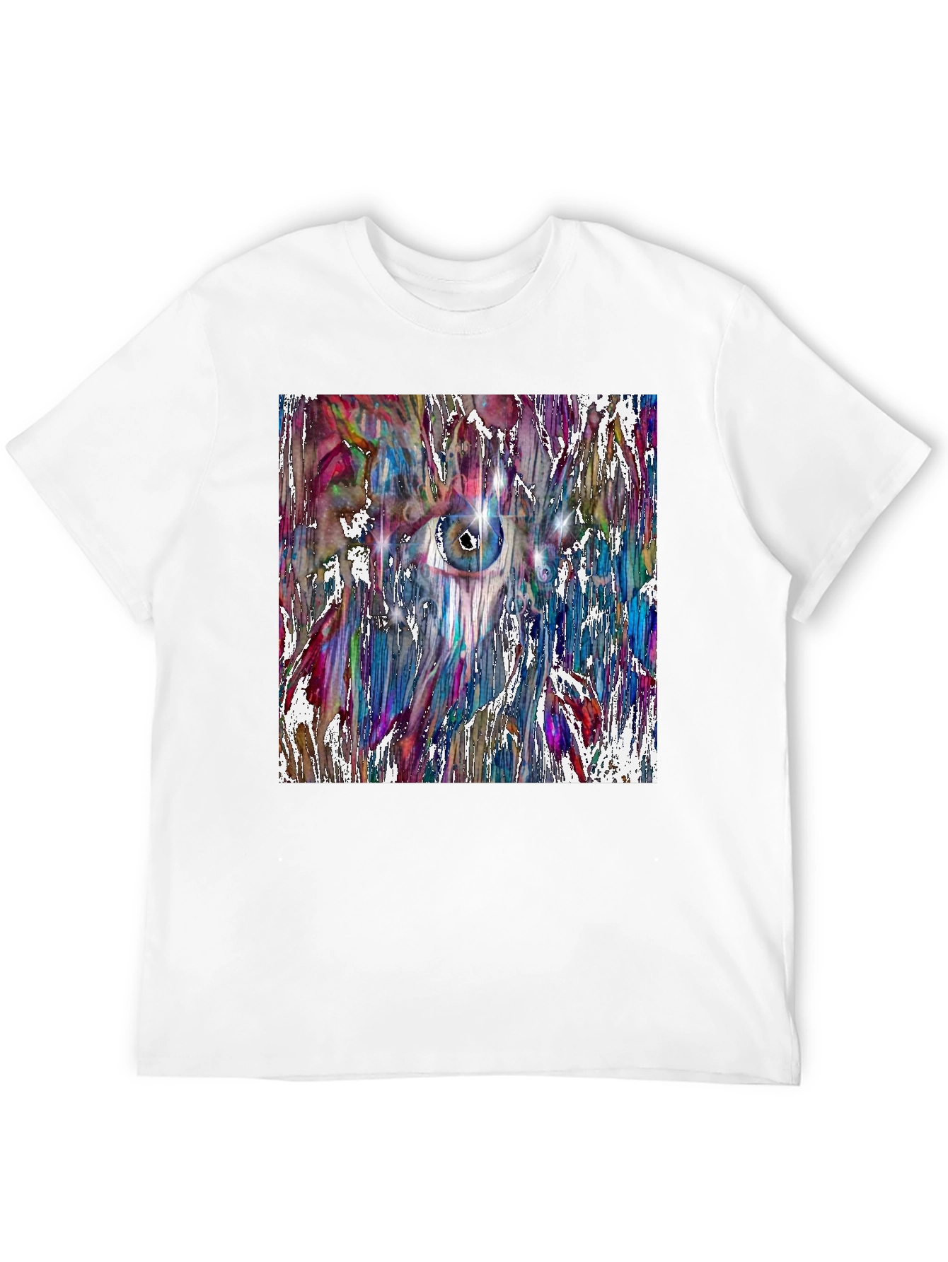 Abstract Eye Art Black T-Shirt