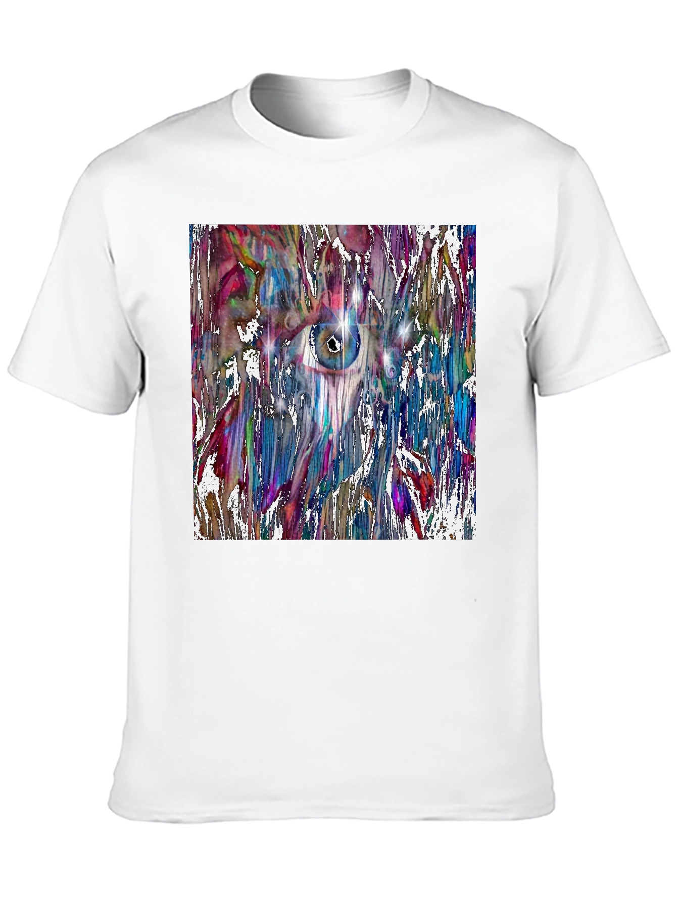 Abstract Eye Art Black T-Shirt