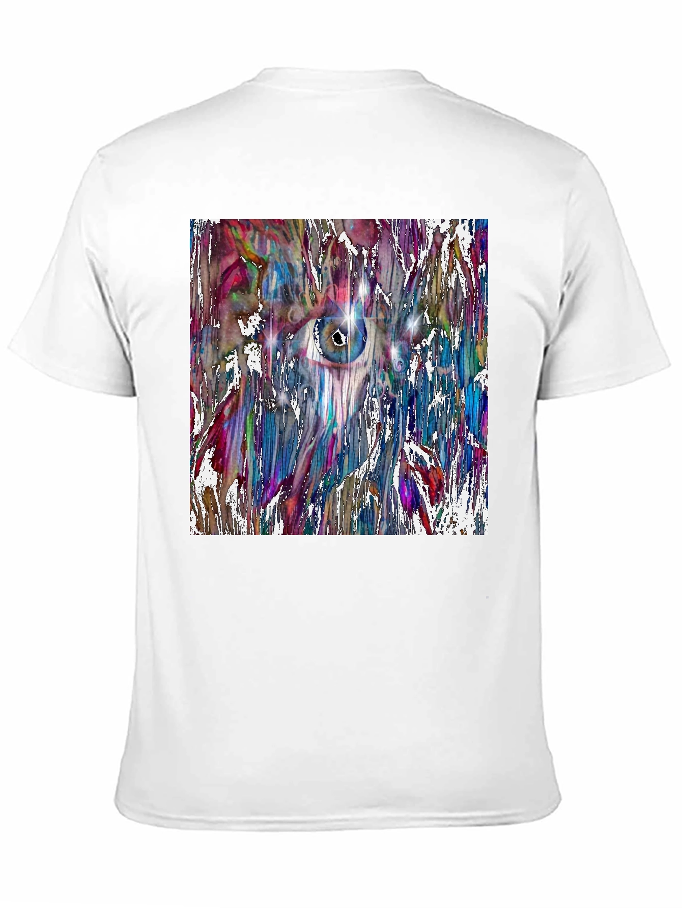 Abstract Eye Art Black T-Shirt