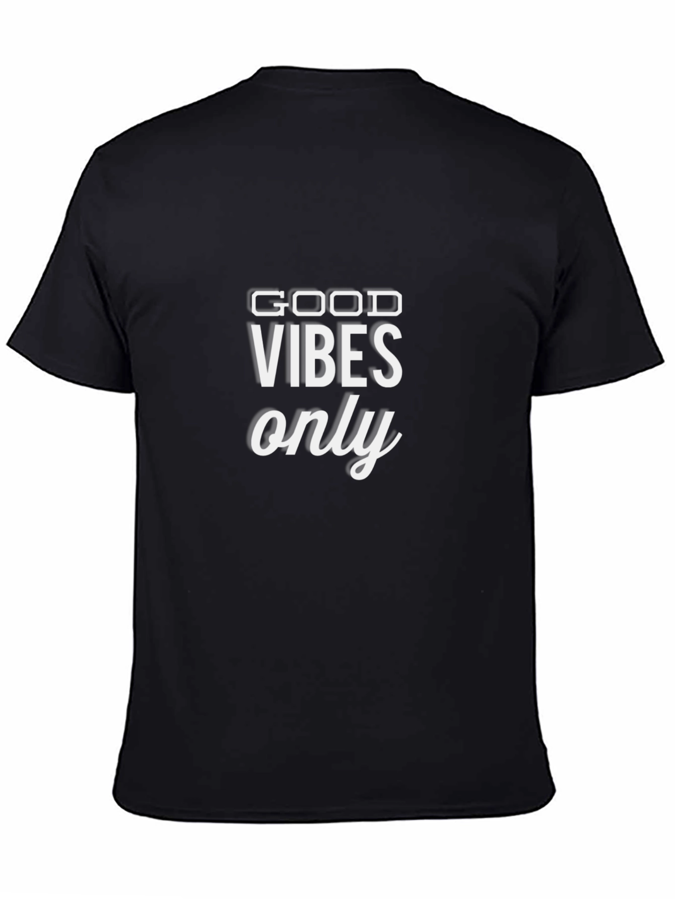 Good Vibes Only Black Tee