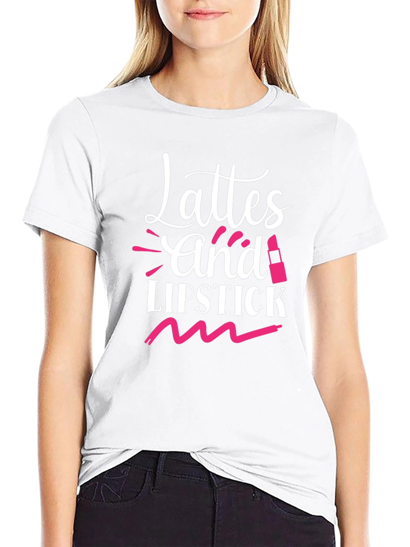 Latte & Lipstick Graphic Tee