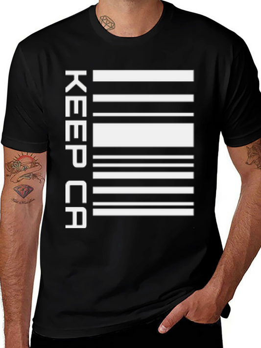 Keep CA Barcode T-Shirt - Graphic Tee