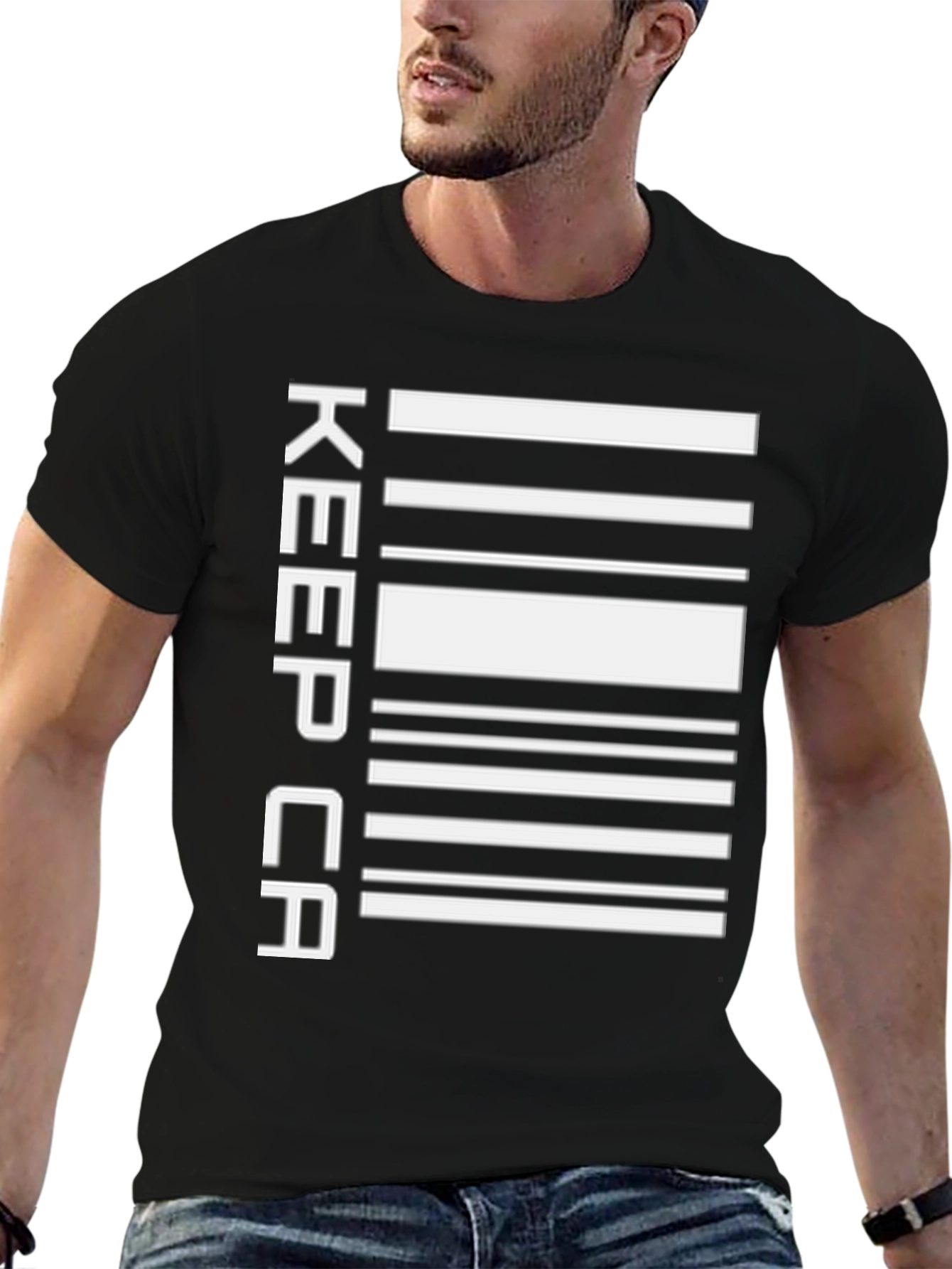 Keep CA Barcode T-Shirt - Graphic Tee