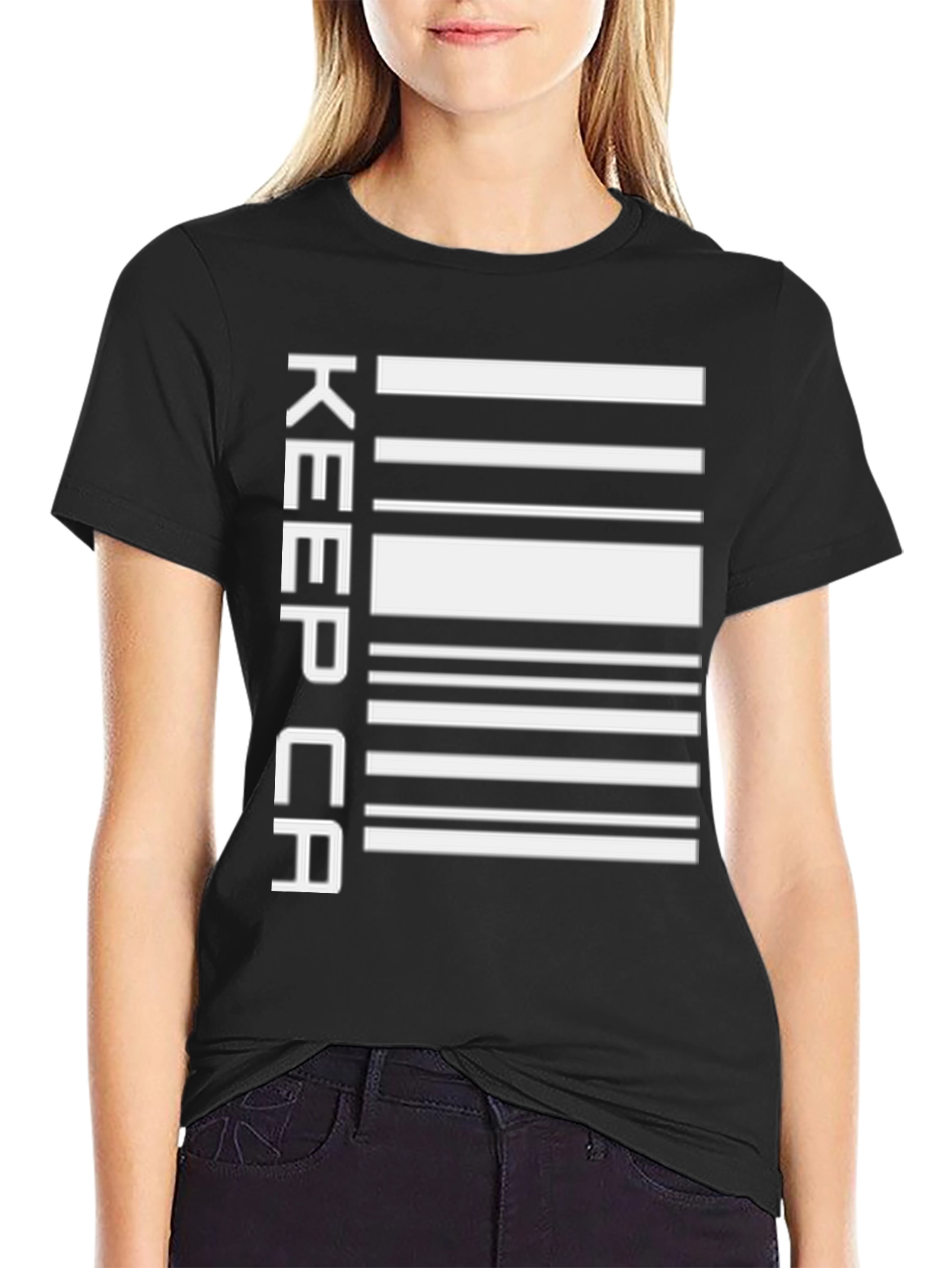Keep CA Barcode T-Shirt - Graphic Tee