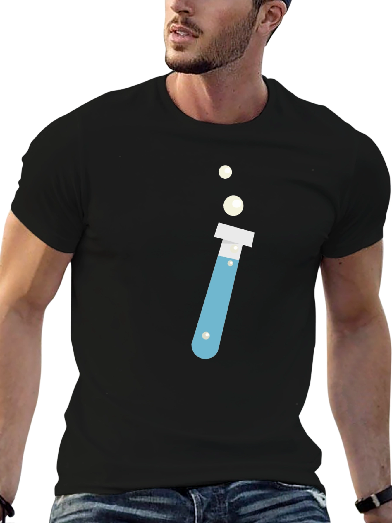 Science Test Tube Graphic T-Shirt