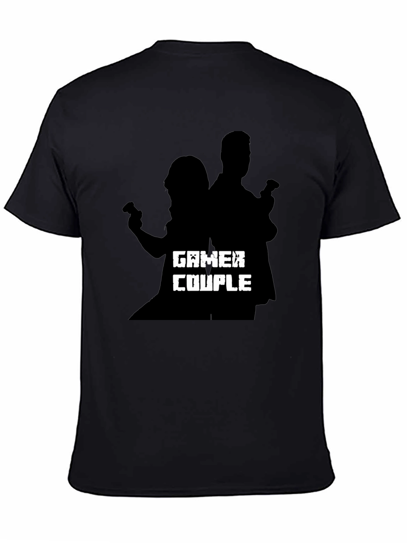 Gamer Couple Black T-Shirt