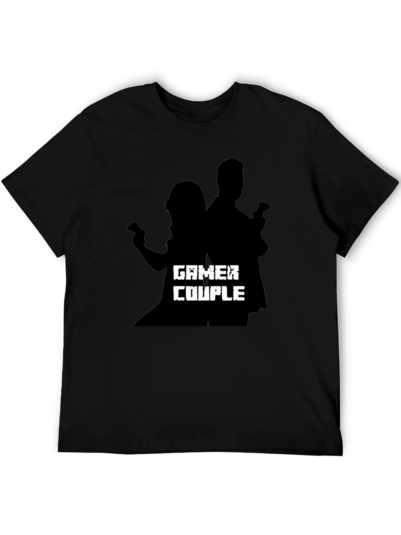 Gamer Couple Black T-Shirt