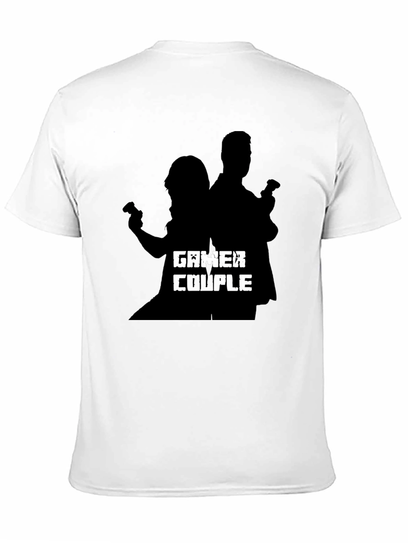Gamer Couple Black T-Shirt