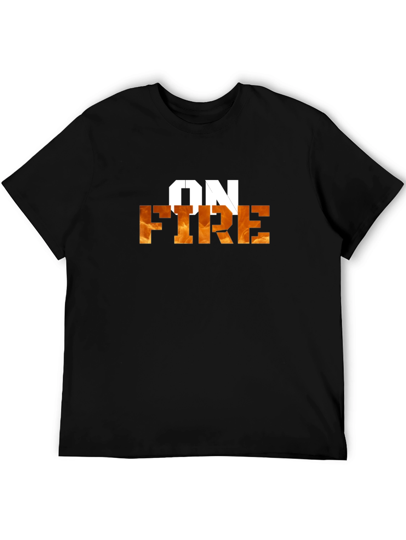 On Fire Graphic Tee - Bold Statement T-Shirt