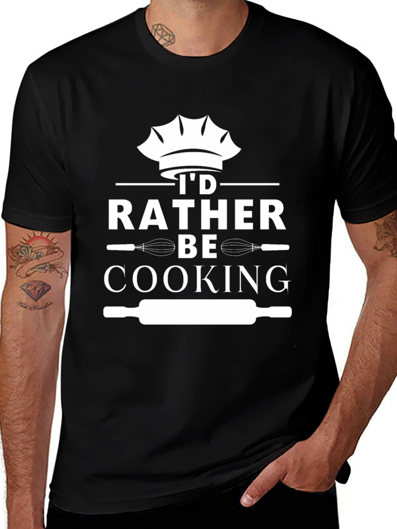 Id Rather Be Cooking T-Shirt - Chefs Gift