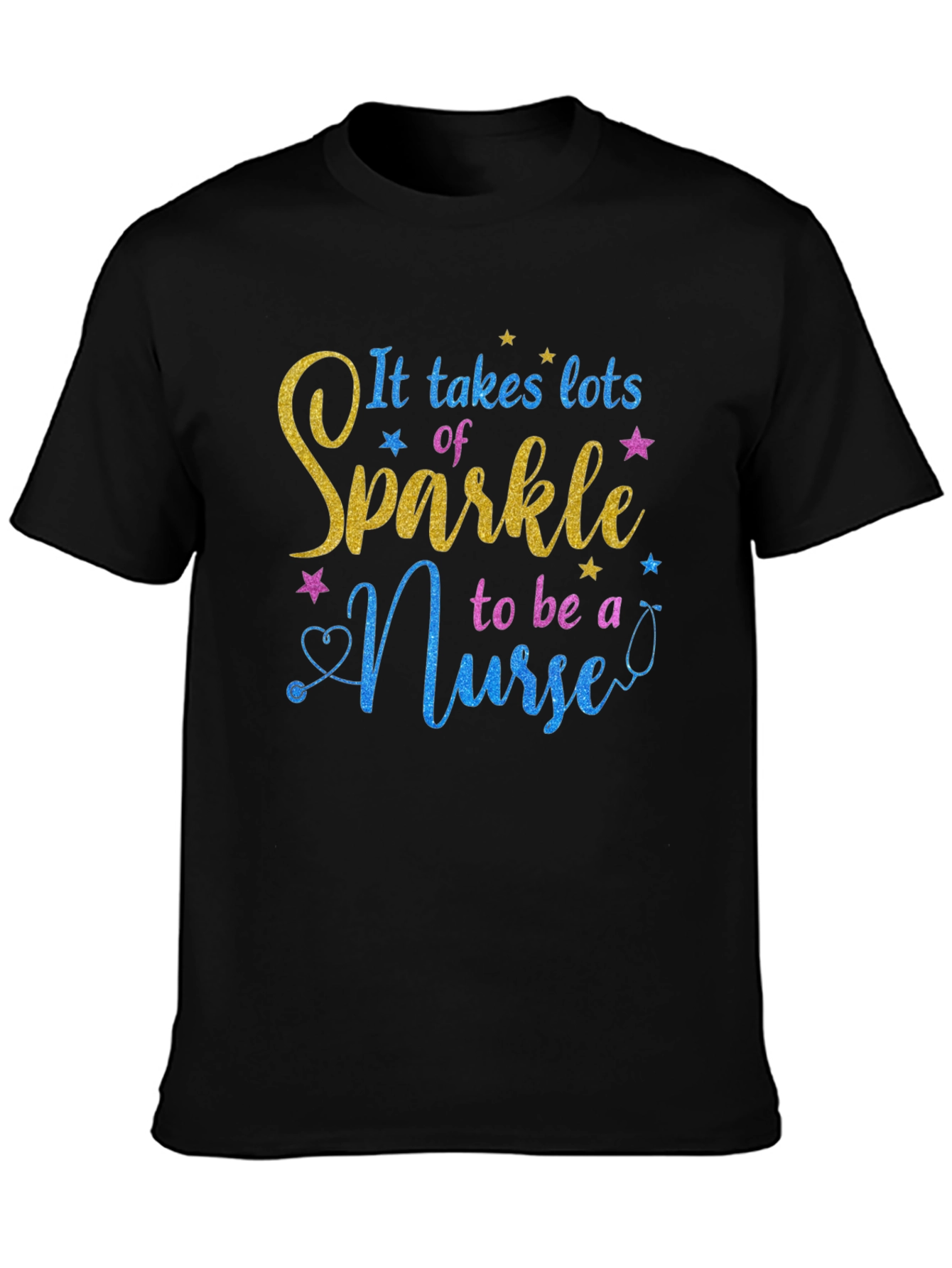 Sparkle Nurse Graphic Tee