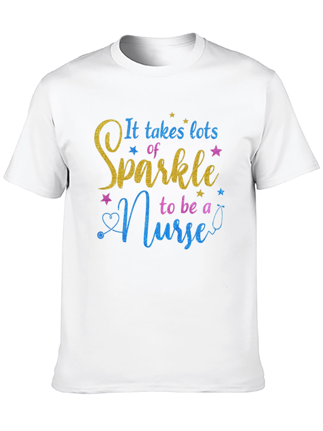 Sparkle Nurse Graphic Tee