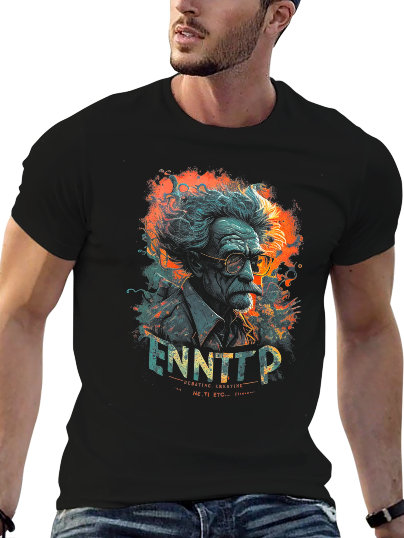 ENNTT Portrait Graphic T-Shirt