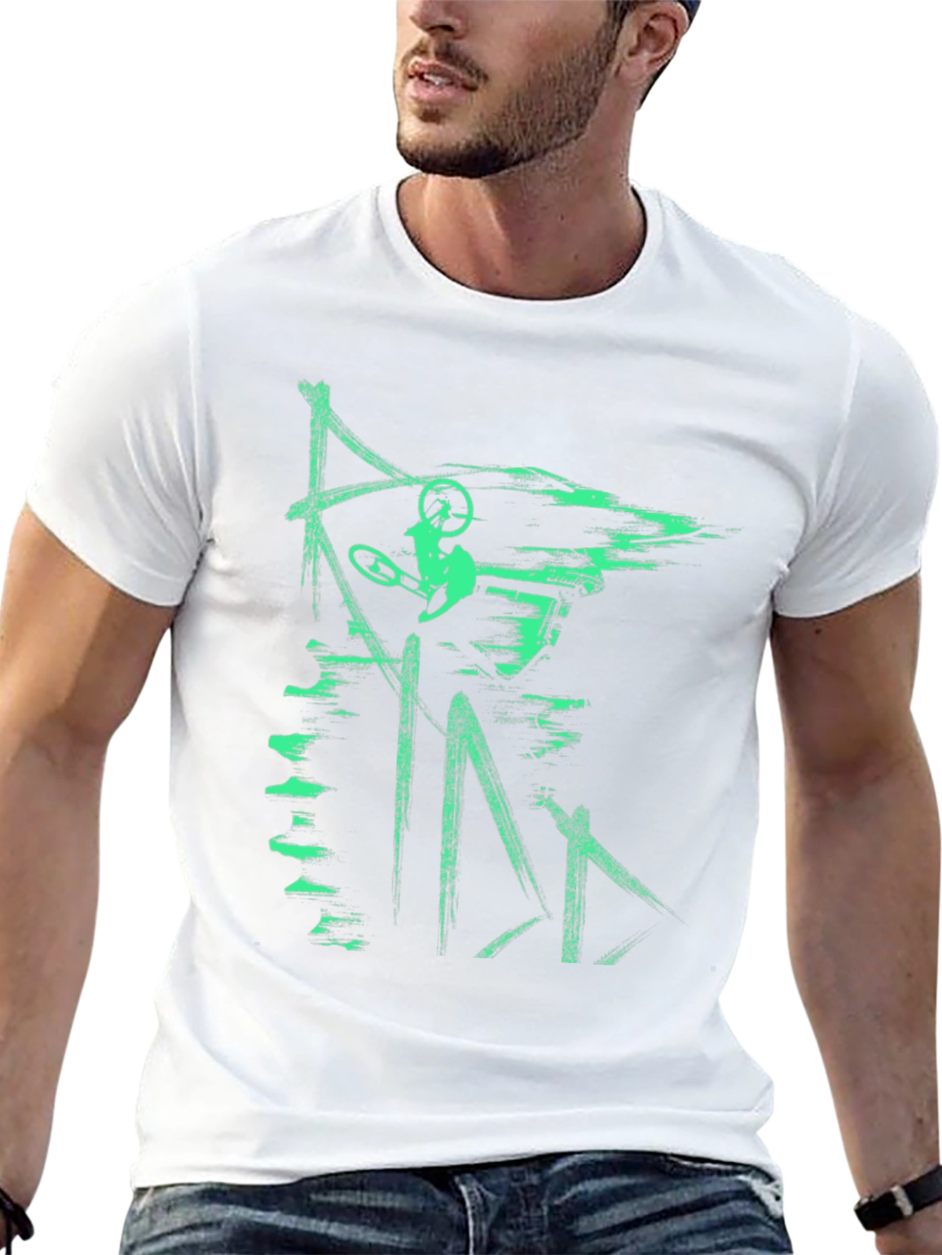 Mountain Bike Jump T-Shirt - Graphic Tee