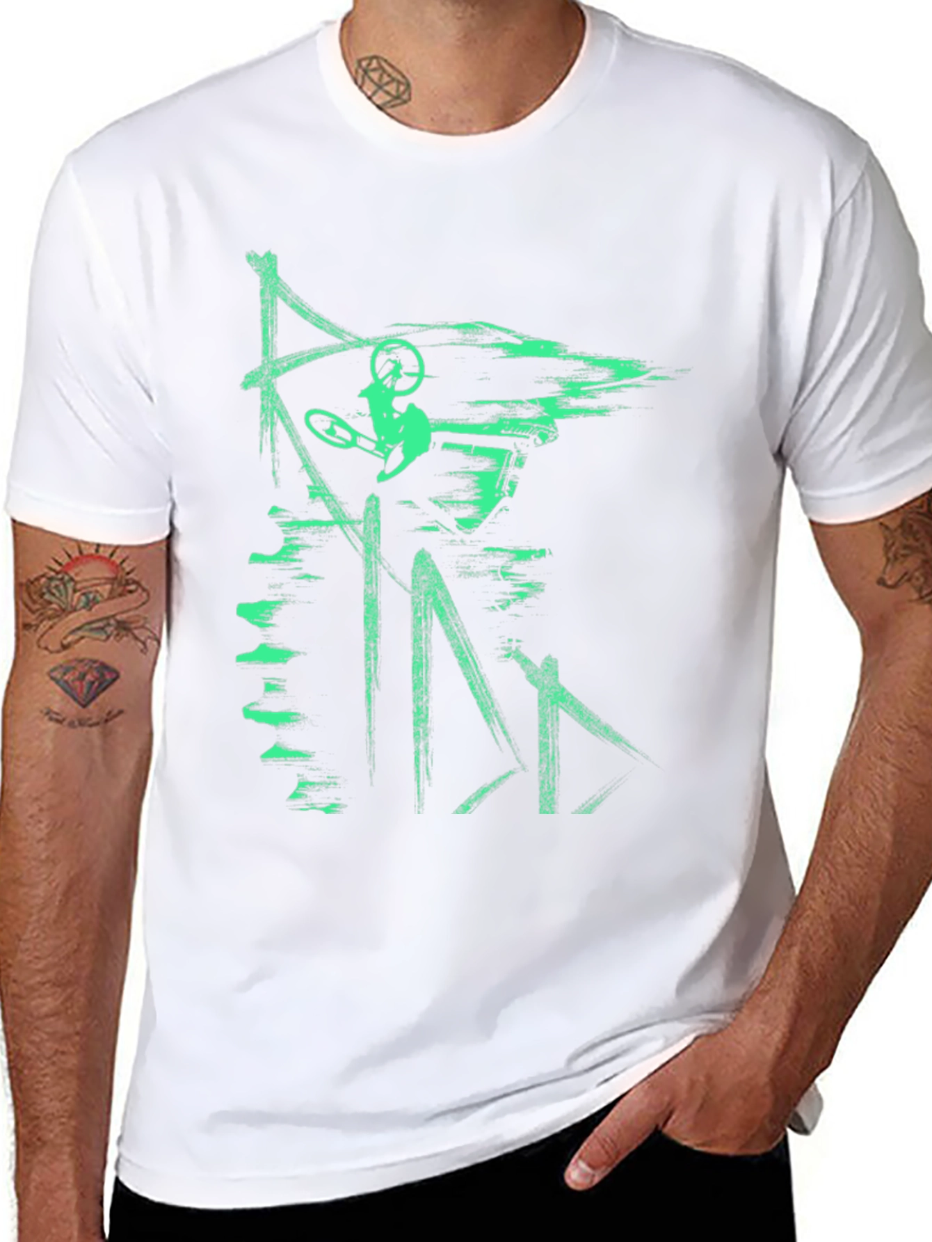 Mountain Bike Jump T-Shirt - Graphic Tee