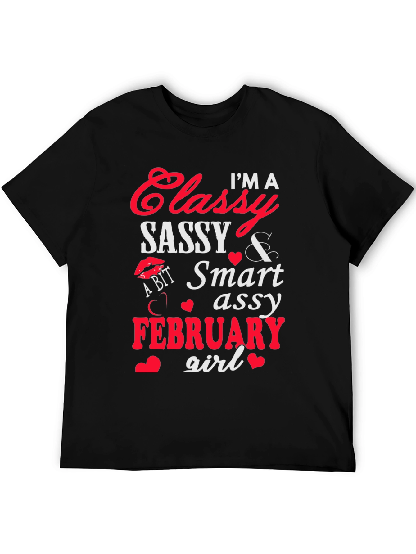 Classy Sassy February Girl Graphic Tee