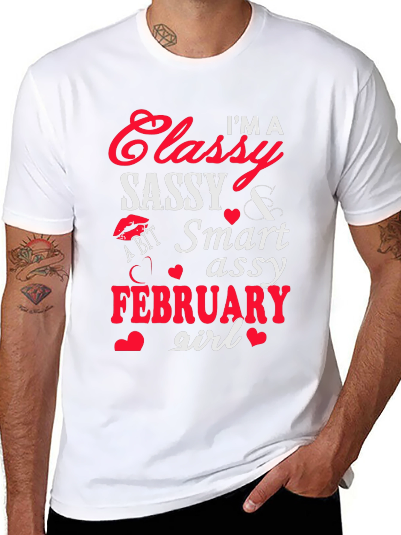 Classy Sassy February Girl Graphic Tee