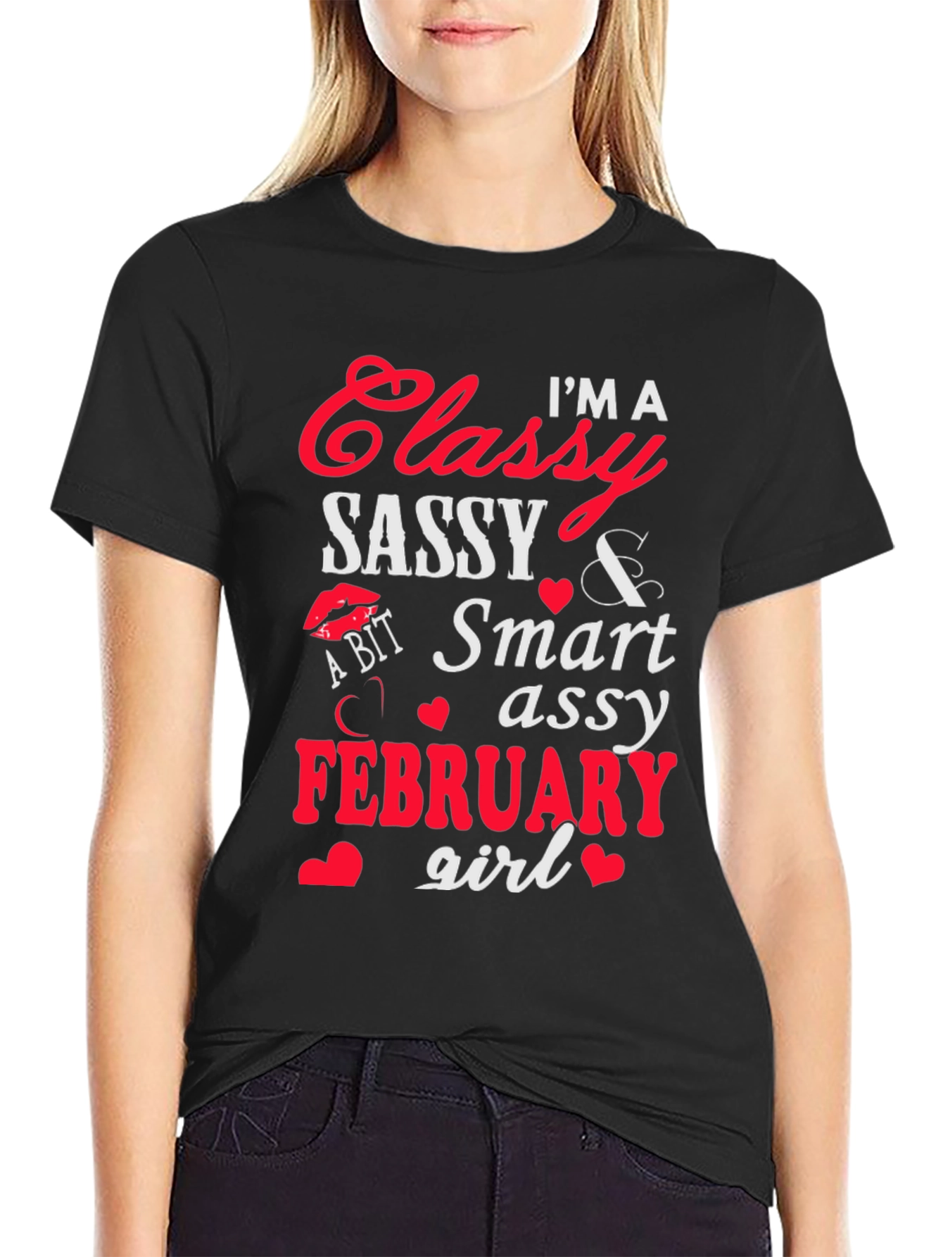 Classy Sassy February Girl Graphic Tee
