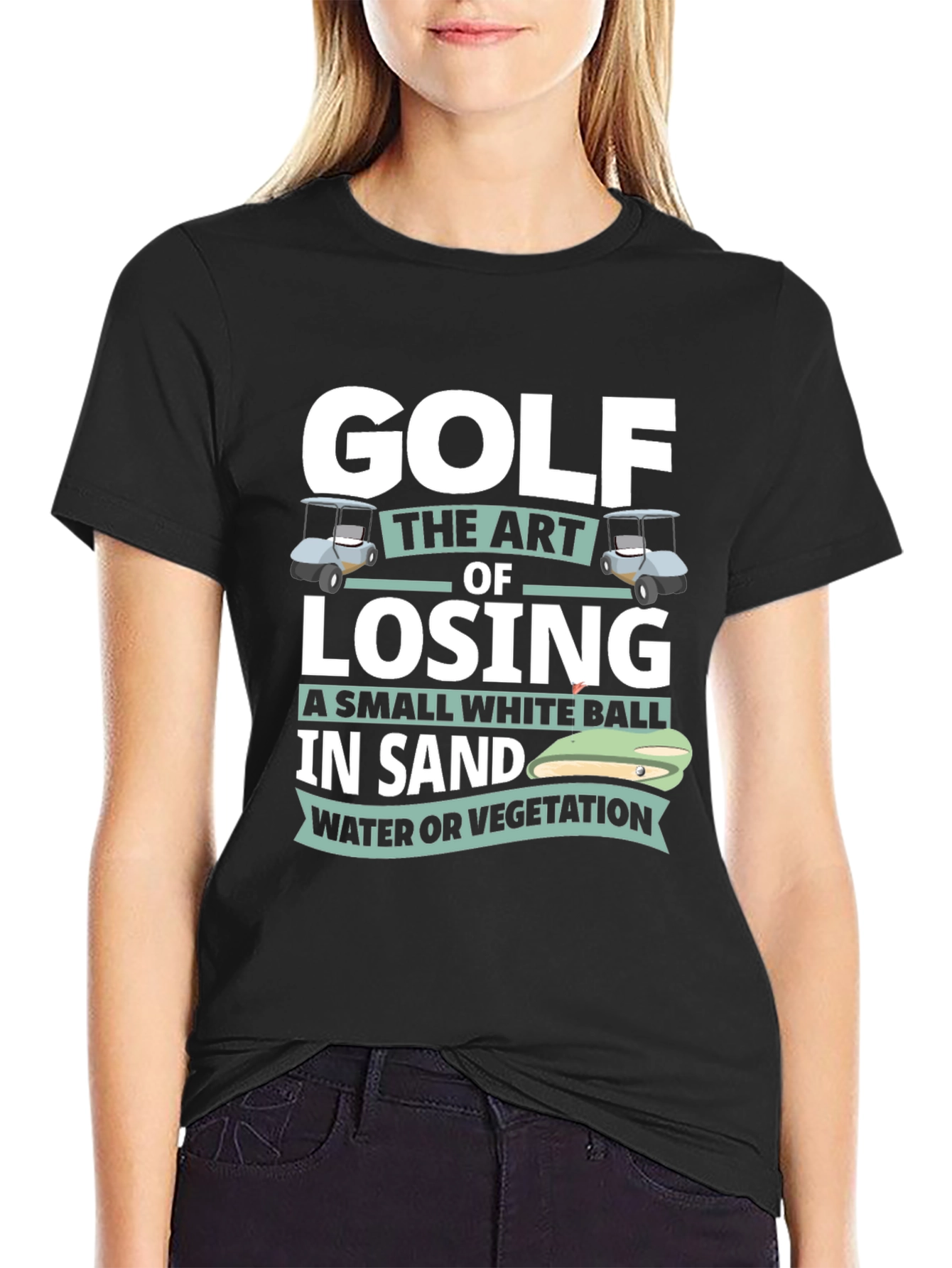 Golf Losing Small White Ball T-Shirt