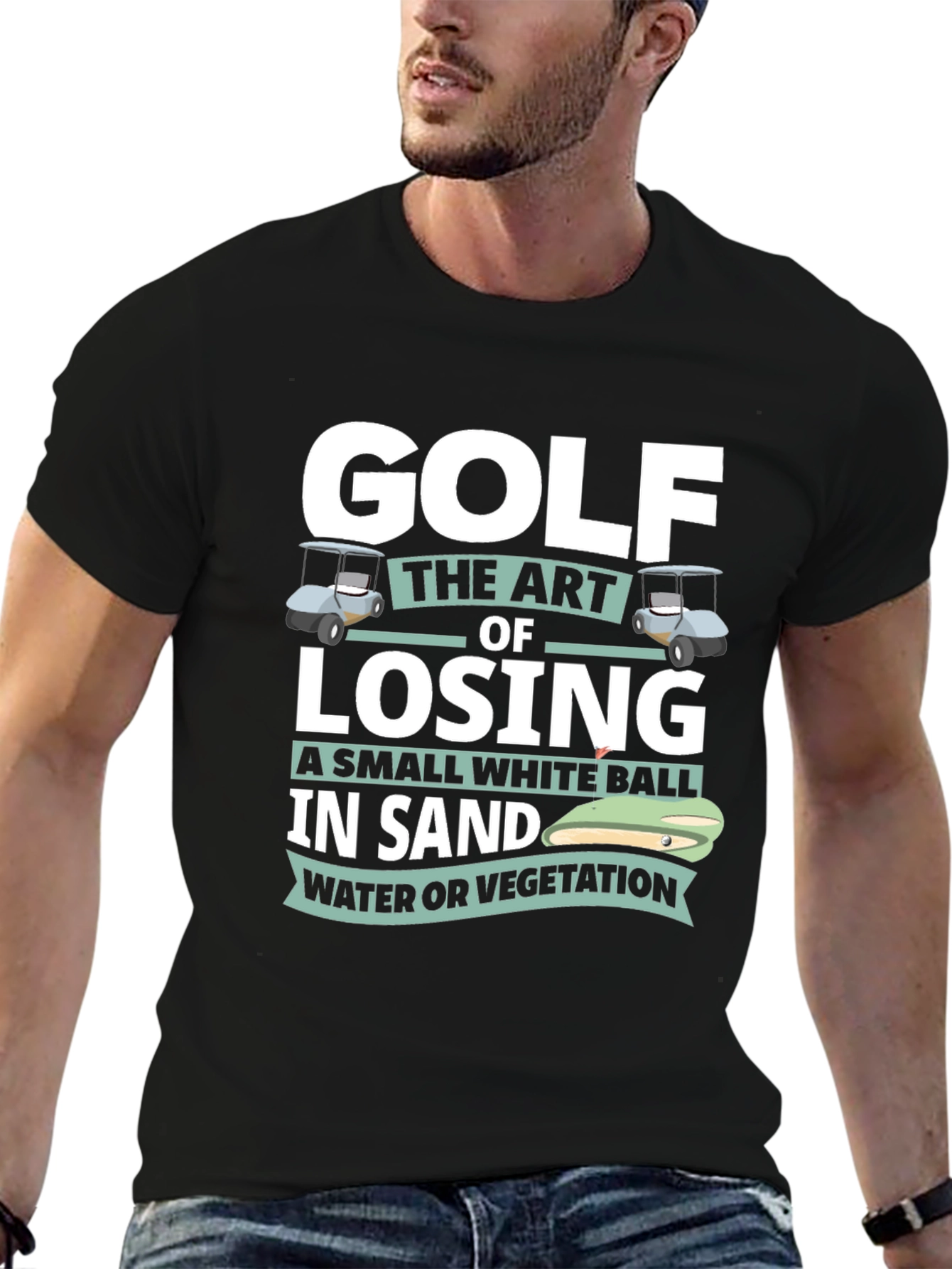 Golf Losing Small White Ball T-Shirt
