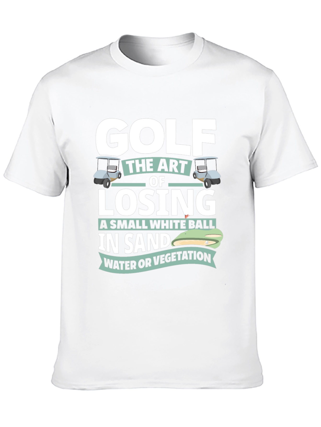 Golf Losing Small White Ball T-Shirt
