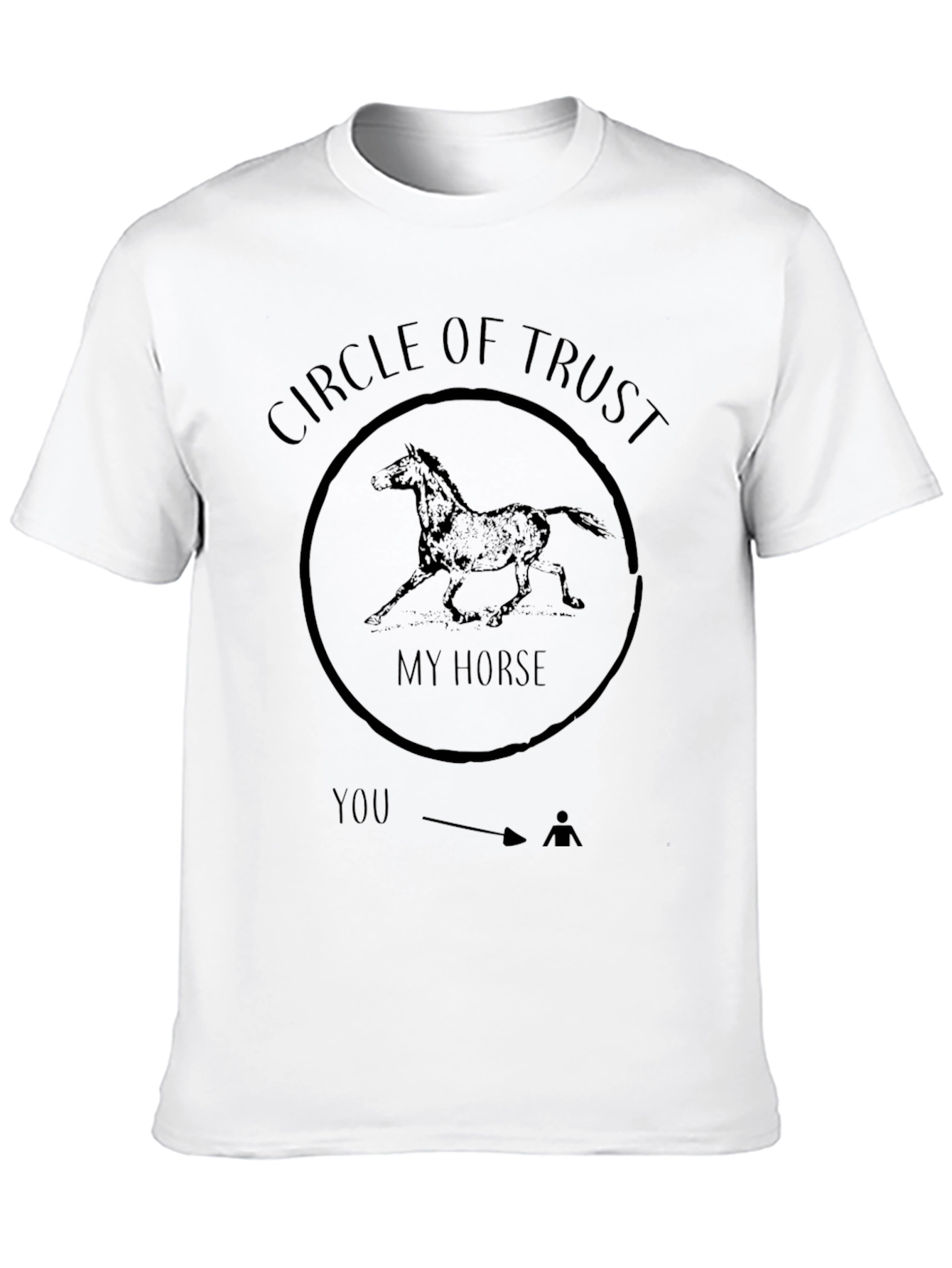 Circle of Trust Horse Graphic T-Shirt