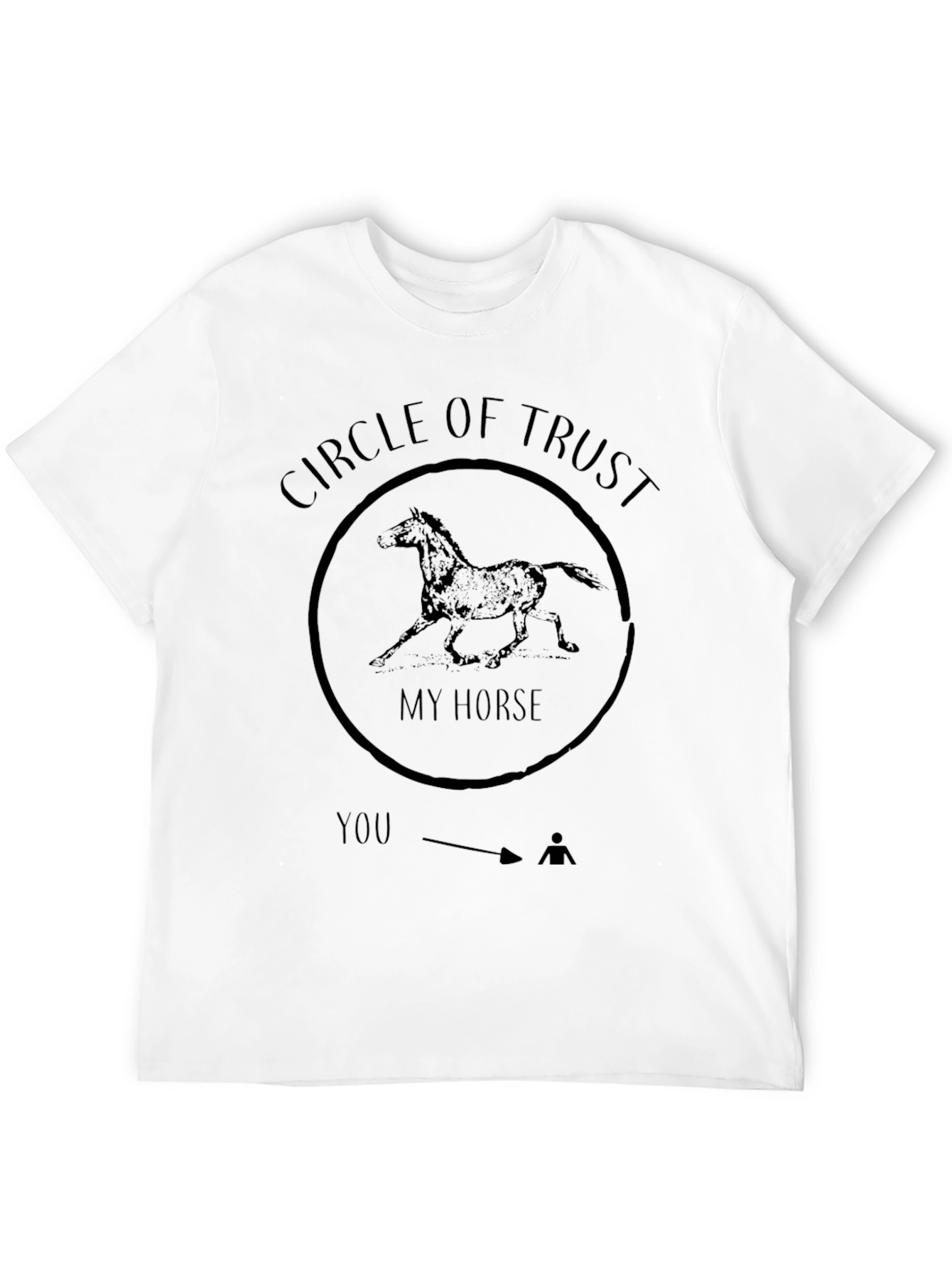 Circle of Trust Horse Graphic T-Shirt