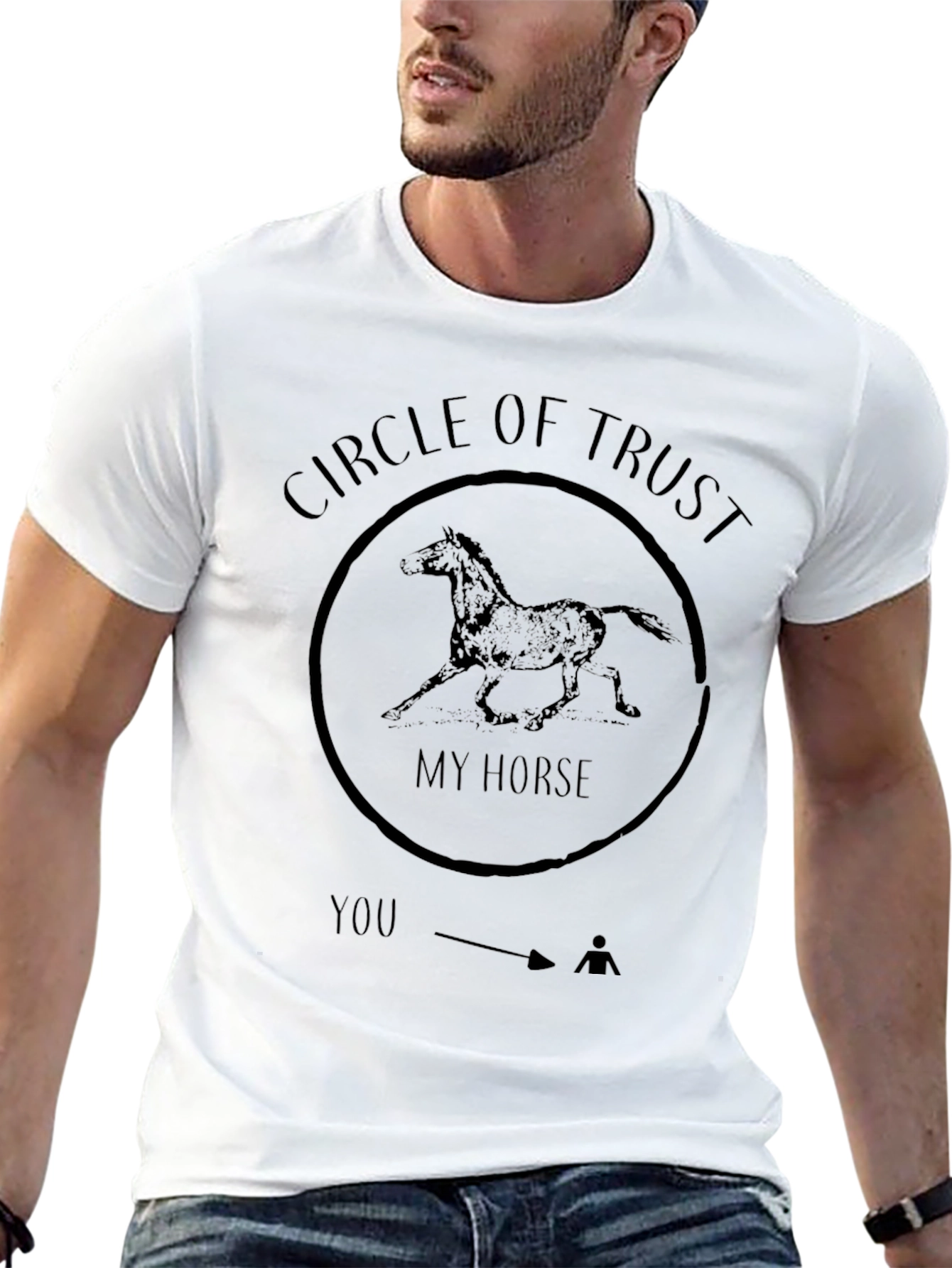 Circle of Trust Horse Graphic T-Shirt