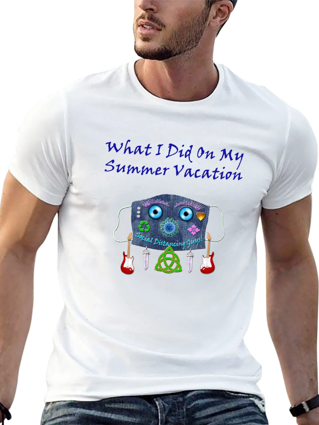 Summer Vacation Social Distance T-Shirt
