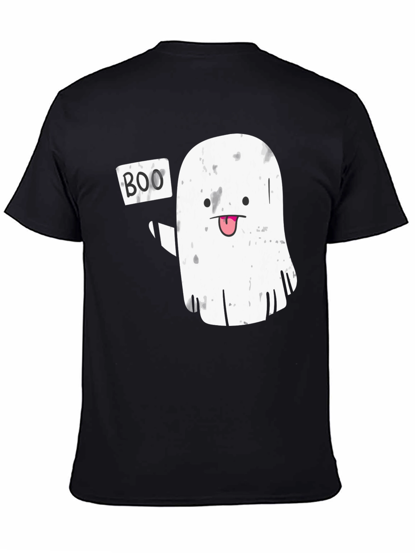 Boo! Ghost Graphic Novelty T-Shirt - Halloween Ready