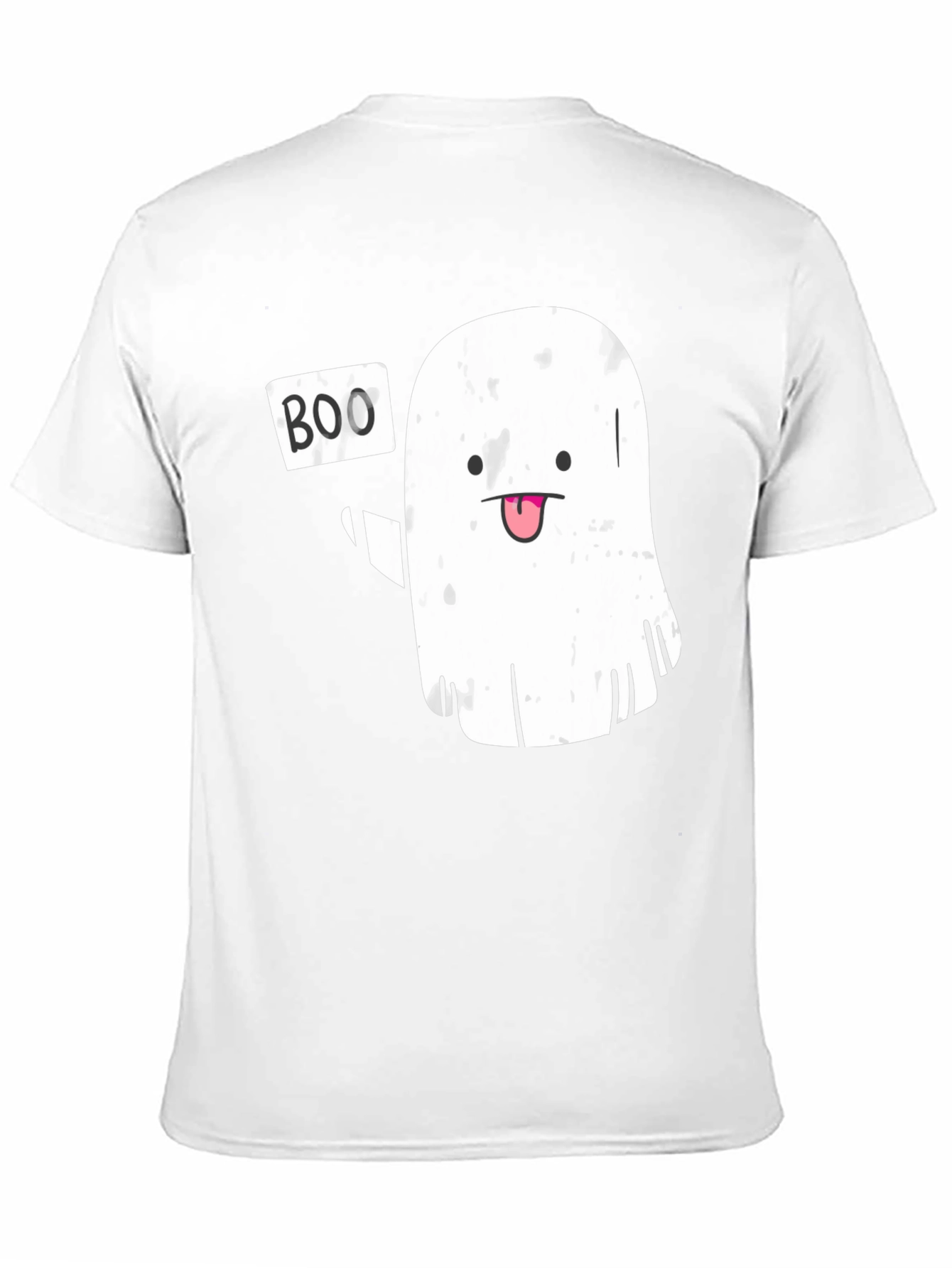 Boo! Ghost Graphic Novelty T-Shirt - Halloween Ready