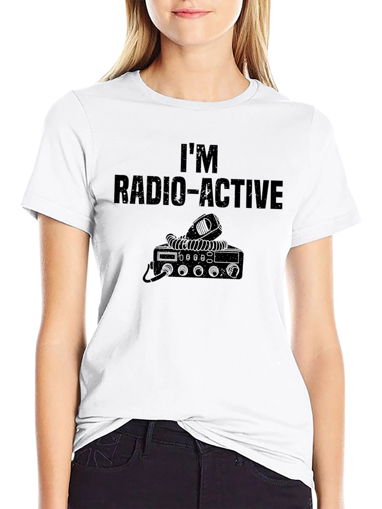 Im Radio-Active T-Shirt - Mens CB Radio Graphic Tee