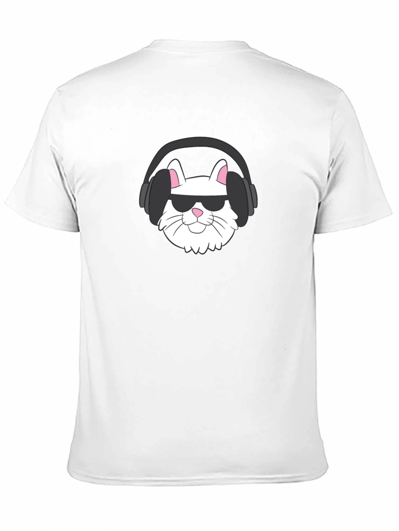Cool Cat Tee: Sunglasses & Headphones