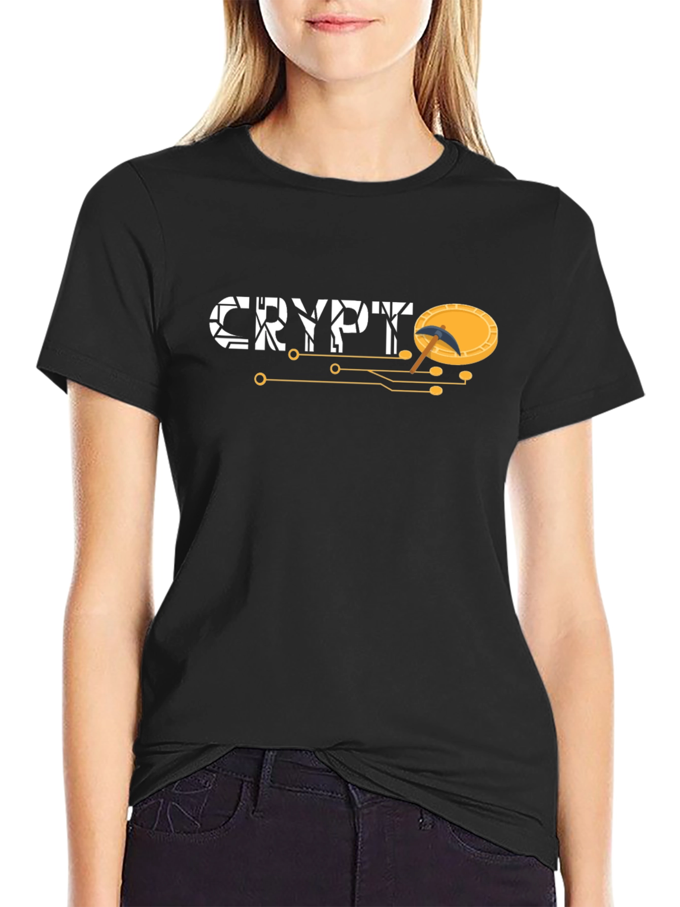 Crypto Mining T-Shirt - Black Graphic Tee