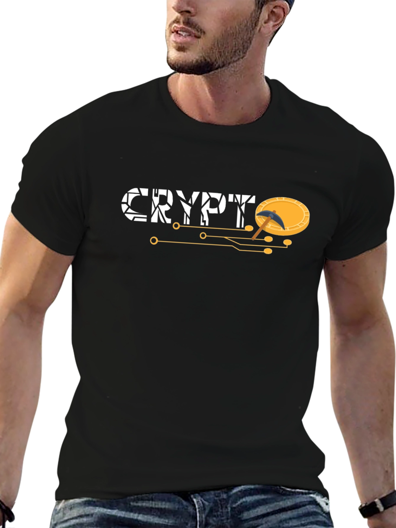 Crypto Mining T-Shirt - Black Graphic Tee