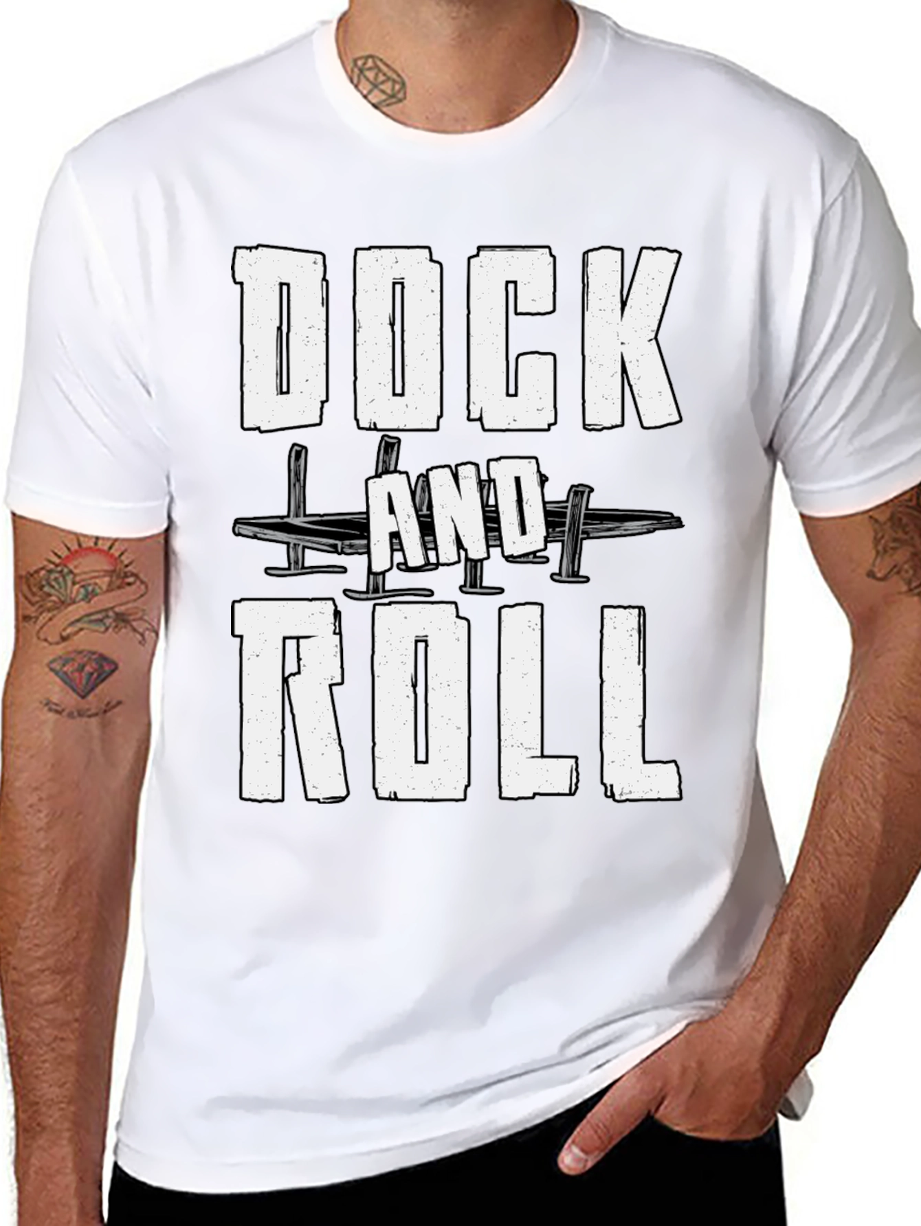 Dock and Roll Graphic T-Shirt