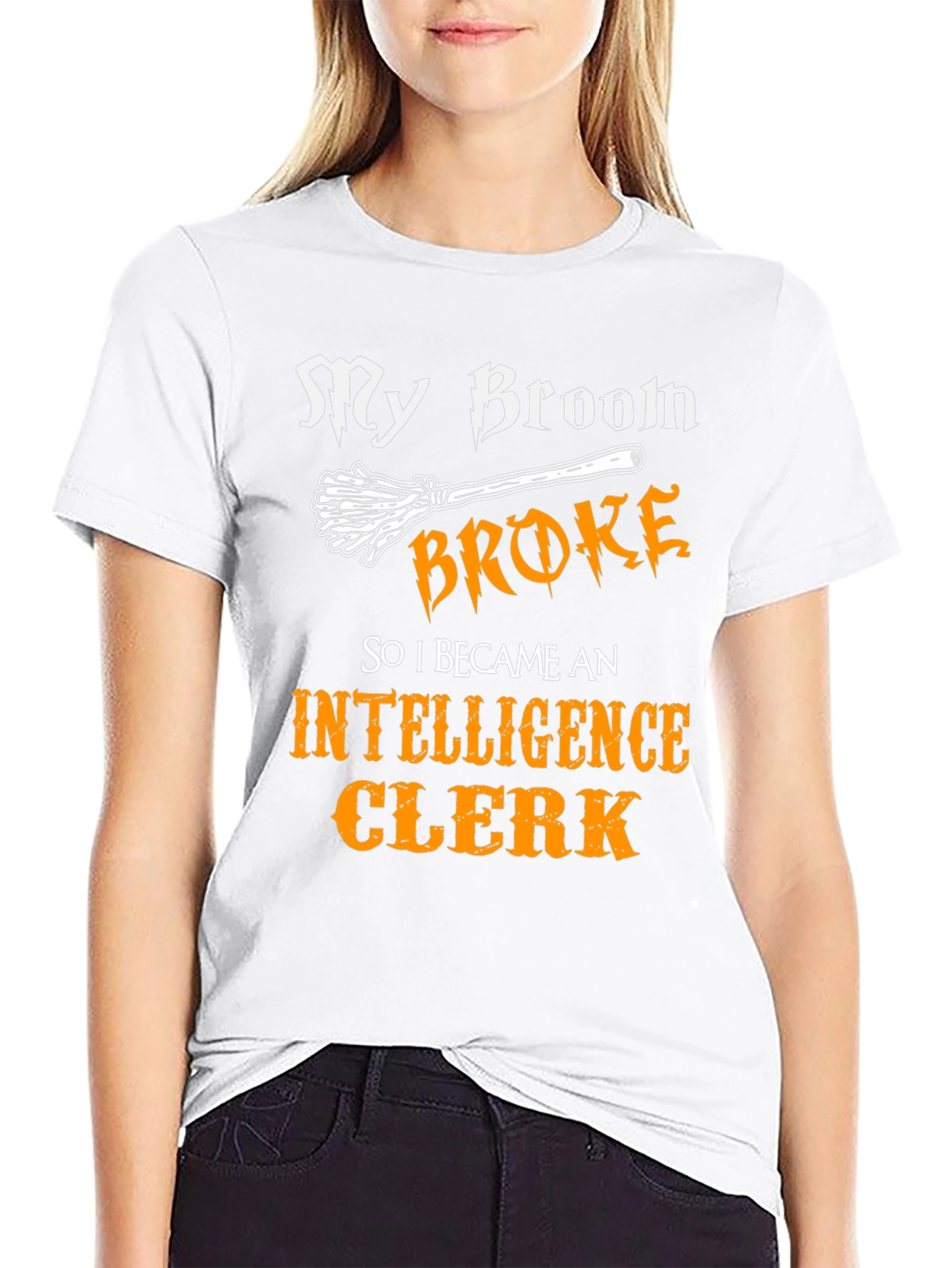 Funny Intelligence Clerk T-Shirt